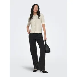 Only ONLELMA POLO S/S CARDIGAN KNT NOOS Beige M