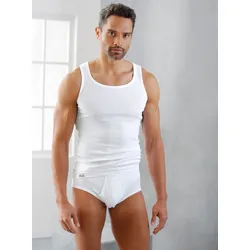 Slip KINGS CLUB, Herren, Gr. 7, weiß, 100% Baumwolle, Unterhosen