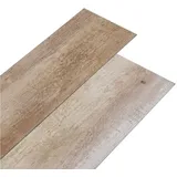 vidaXL PVC Laminat Dielen 5,26 m2 2 mm Holzoptik Gewaschen