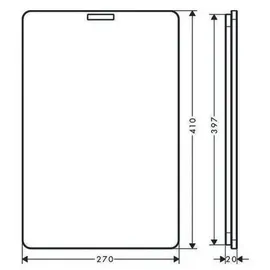 Hansgrohe Schneidebrett Nussbaum