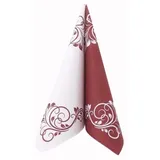 APARTina Airlaid, Serviette Bellissima bordeaux 40 x 40 cm, 50 Stück - APARTina