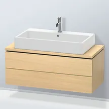 Duravit L-Cube 102x47,7cm, med. Ei, f Kons, 2 Schub.