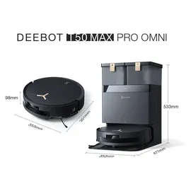 Ecovacs Deebot T50 Max Pro Omni schwarz