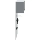 vidaXL, Werkstattschrank, Cullen 100 cm pegboard +wall cabinet with gas-lift door (25 cm, 115 cm)