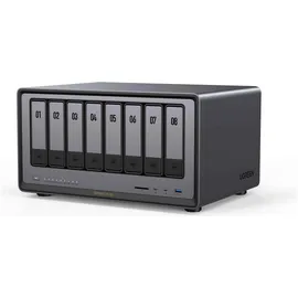 UGREEN NASync DXP8800 Plus Leergehäuse Grau