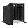 vidaXL Kaminholzregal Verzinkter Stahl 101 x 61 x 110,5 cm Schwarz