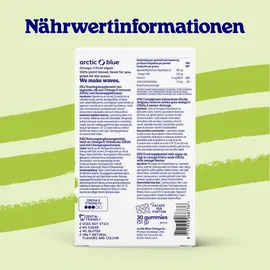 Arctic Blue Vegane Omega-3-Gummis DHA Vitamin D3 Jod 30 St.