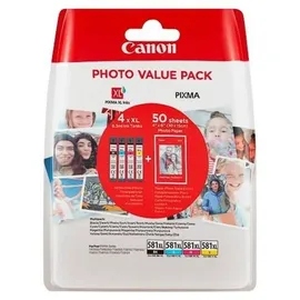 Canon CLI-581XL CMYK inkl. Fotopapier
