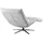 KAWOLA Relaxliege LETICIA Feincord 0 x 0 x 0 cm Silber mit Nackenkissen