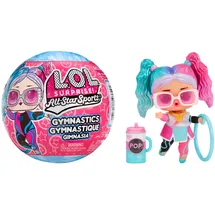 MGA Entertainment LOL Surprise All Star Sports Gymnastics - Turn-Thema Sammlerpuppe mit 8 Überraschungen Inklusive Sportpuppe und Schwebebalken-Kugel - Ideal für Mädchen und Olympiade-Fans ab 3 Jahren