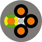 Lapp ÖLFLEX® CLASSIC 110 Steuerleitung 30G 0.50mm2 Grau 1119030/100 100m