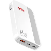 Roline USB Charger, schlank, mit klappbarem Euro-Stecker, 65W