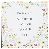 Ib laursen Metallschild Du bist am schönsten wenn du