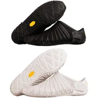 Vibram® FiveFingers® Furoshiki Knit Women - DAS ORIGINAL im Set - Damen Barfußschuh/Wickelschuh im Strick-Design mit praktischem Transportbeutel, Color:Black, Size:36 EU - 36 EU