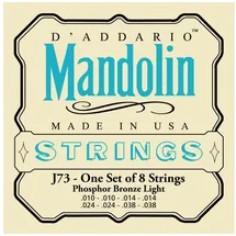 d’addario EJ73 - Mandoline Phosphor Bronze 10-38 - Saiten Zupfinstrument