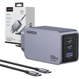 UGREEN Nexode Pro 100W GaN Charger with USB-C Cable
