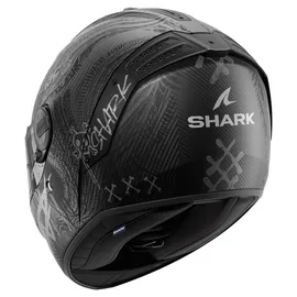 Shark Spartan RS Shiever Schwarz/Silber L