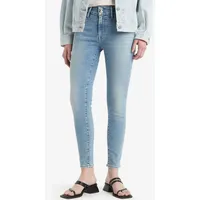 Levi's Damen 711 Double Button Jeans, Blue Wave Light,