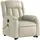 vidaXL Massagesessel mit Aufstehhilfe Elektrisch Kunstleder 92 x 98 x 0 cm Creme