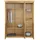 otto home Kleiderschrank OTTO HOME "Rauna, mit Lamellen und Kassetten, klassischer Landhausstil, rustikal", beige (natur geölt), B:159cm H:195cm T:60cm, Massivholz, Schränke, Kleiderschrank, massive Kiefer, Metallgriffe, mehrere Varianten, zeitloses Design