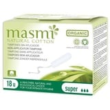 Masmi - Einweg-Tampons ohne Applikator, super (18 Stück)