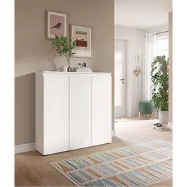 xonox.home Scarpa Universalschrank 105 x 111 x 37 cm Weiß