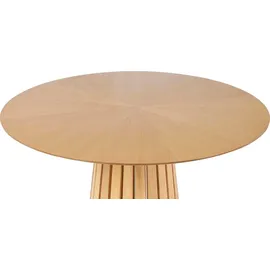miliboo Runder Esstisch aus hellem Eichenholz D137 cm DITA