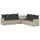 vidaXL Sofa Set 7-tlg. grau/dunkelgrau