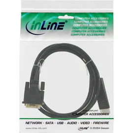 InLine DisplayPort zu DVI Konverter Kabel 1,5 m Schwarz