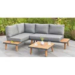 Gartenlounge-Set MERXX "Attika", braun, Obermaterial: 100% Polyester. Füllung: 100% Polyurethan, Sitzmöbel-Sets