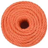 VidaXL Arbeitsseil Orange 14 mm 50 m Polypropylen