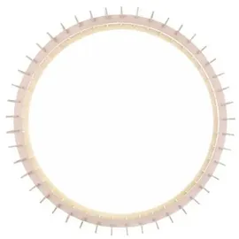 Trio Monte 1 LED Deckenleuchte 60 cm Holz Kunststoff weiß