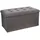 ATMOSPHERA CREATEUR D'INTERIEUR Pouf Faltbar Samt 76 x 37,8 cm Grau