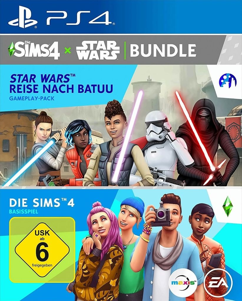 Die Sims 4 + Star Wars: Reise nach Batuu Add-On (CIAB) Bundle - Konsole PS4