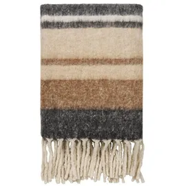 House Nordic Plaid 170 x 130 cm Schwarz/Mehrfarbig