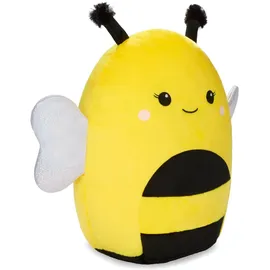 squishbrubies Bonnie die Biene - 35 cm Kuscheltier - Superweiches Plüsch Stofftier zum Kuscheln, Verschenken und Sammeln - Schwarz und Gelb