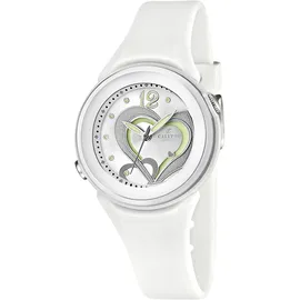 Relojes Calypso Calypso Damenuhr Analog - Weiß - Quarz - Stoßfestes Glas - 10 ATM - Trendy - K5576/1