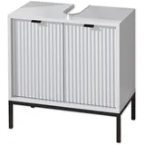 BASIC by Balculina LUCERA Waschbeckenunterschrank, Badezimmerschrank BxHxT 60x60x32«, (1 St.), Breite 60 cm, Tür L/R montierbar