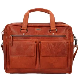 Spikes & Sparrow Aktentasche Leder 41 cm Laptopfach braun