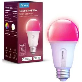 Govee Smart LED Glühbirne E27 800 Lumen