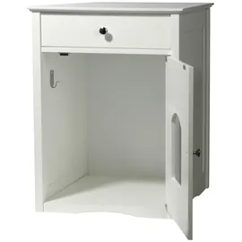 Dobar Mohrle Katzenschrank 52 x 48 x 63 cm Weiß