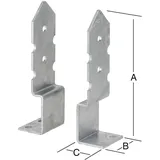 Vormann Universal-Stützenschuh feuerverzinkt 214 x 60 x 50 mm