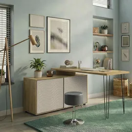 Vicco Schreibtisch Notivo Cashmere / Beige