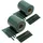 Wiltec Sichtschutzstreifen 700 x 19 cm grün PVC 40 St.