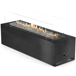 Planika Gas Line Outdoor GaLiO Black Manual [manueller Gaskamin für den Außenbereich]: Gasflasche (Propan, Butan)