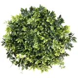hjh living Pflanzenmatte /-wand / Vertikaler Garten LEAFLUXE WALL 2 50x50cm rund grün hjh LIVING