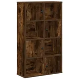 vidaXL Bücherregal Räuchereiche 60x24x101,5 cm Holzwerkstoff