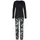 s.Oliver Damen Pyjama schwarz-dunkelgrün Gr.32/34