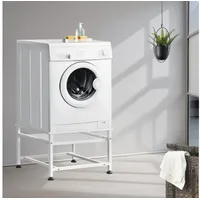 Stado® Untergestell für Waschmaschine | Ausziehbar | Weiß |