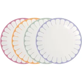 Villeroy & Boch Speiseteller 26,6 cm bunt 4er Set